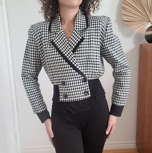 JOSEPH RIBKOFF VINTAGE HOUNDSTOOTH JACKET